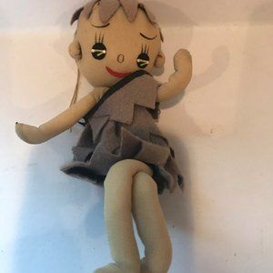 Vintage 1950's Green Pixie Doll Hand Painted Face